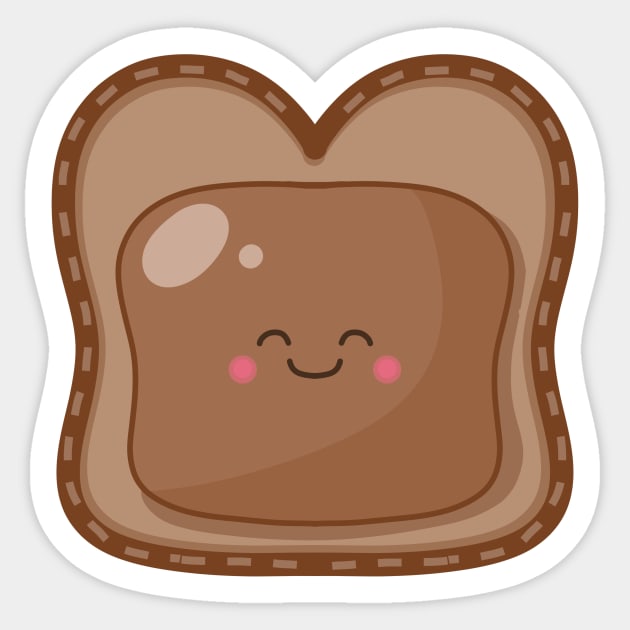 Almond Butter Toast :D Sticker by scumsuck